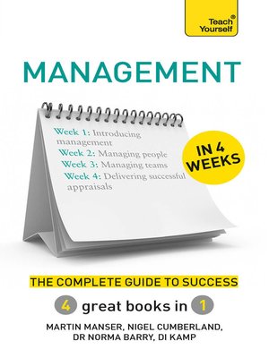 cover image of Management in 4 Weeks